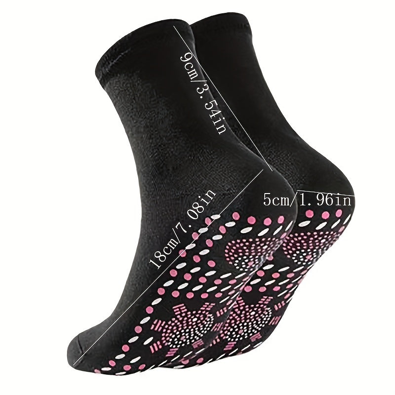 Self Heating Foot Warm Socks Comfortable Breathable Heat Cycle Cold Resistant