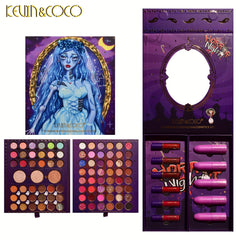 Halloween Eyeshadow & Lipstick Set - Skeleton Moonlight Bride