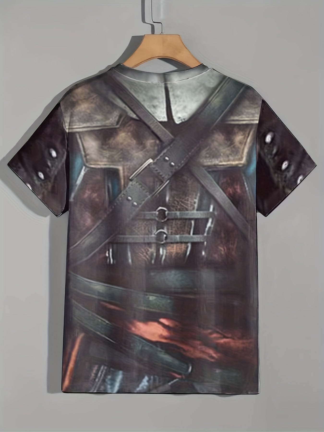 Vintage Graphic Novel T-Shirt for Men Casual Breathable Stretchy Tee