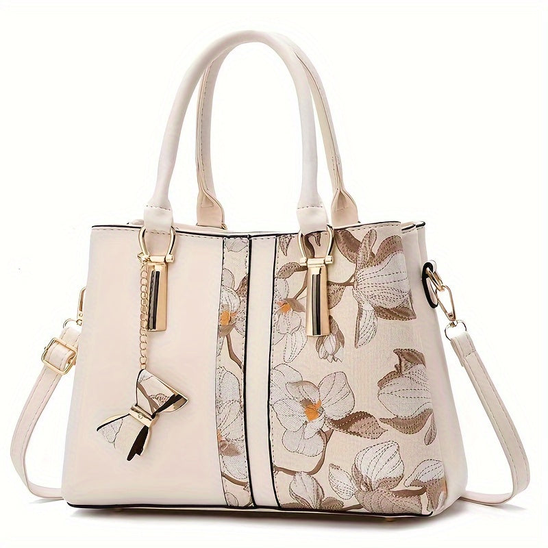 Floral Pattern Crossbody Handbag Large Capacity