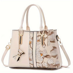 Floral Pattern Crossbody Handbag Large Capacity