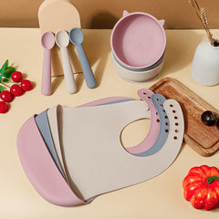 3-Piece Cat Series Feeding Utensils Set for Babies & Children