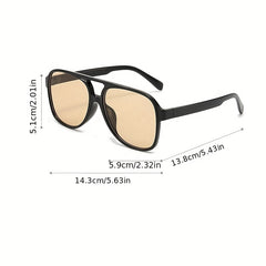 Hip hop Aviator Sunglasses Vintage Sunshade Glasses UV Protection