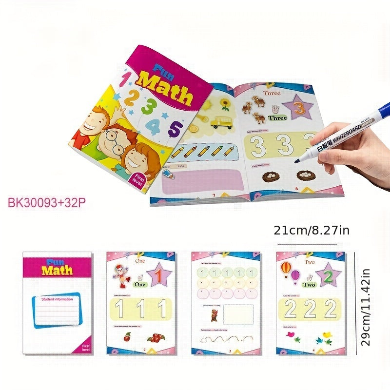 Arabic Preschool Cognitive Training Exercise Book