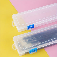 Plastic Paint Brushes Storage Box Watercolor Pen Container