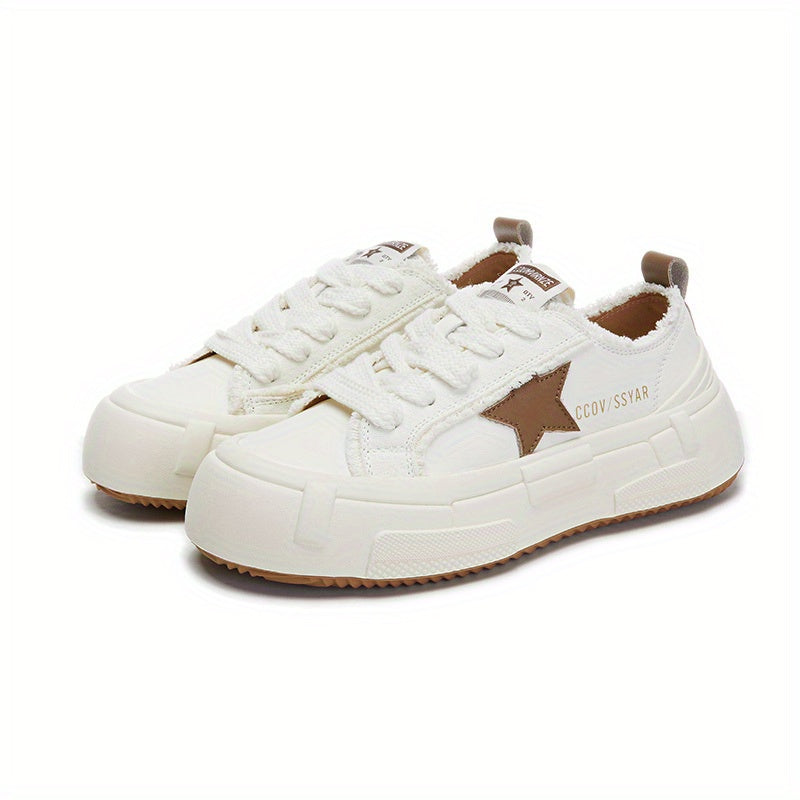 Women's Star Pattern Chunky Sneakers Comfortable Sport Shoes