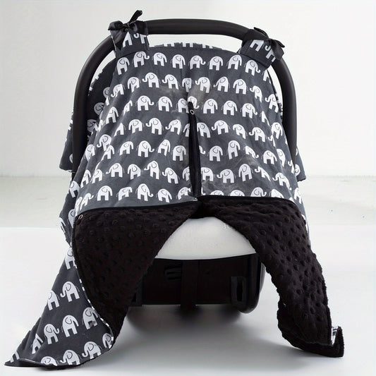 Cute Baby Elephant Sunshade Cover for Girls