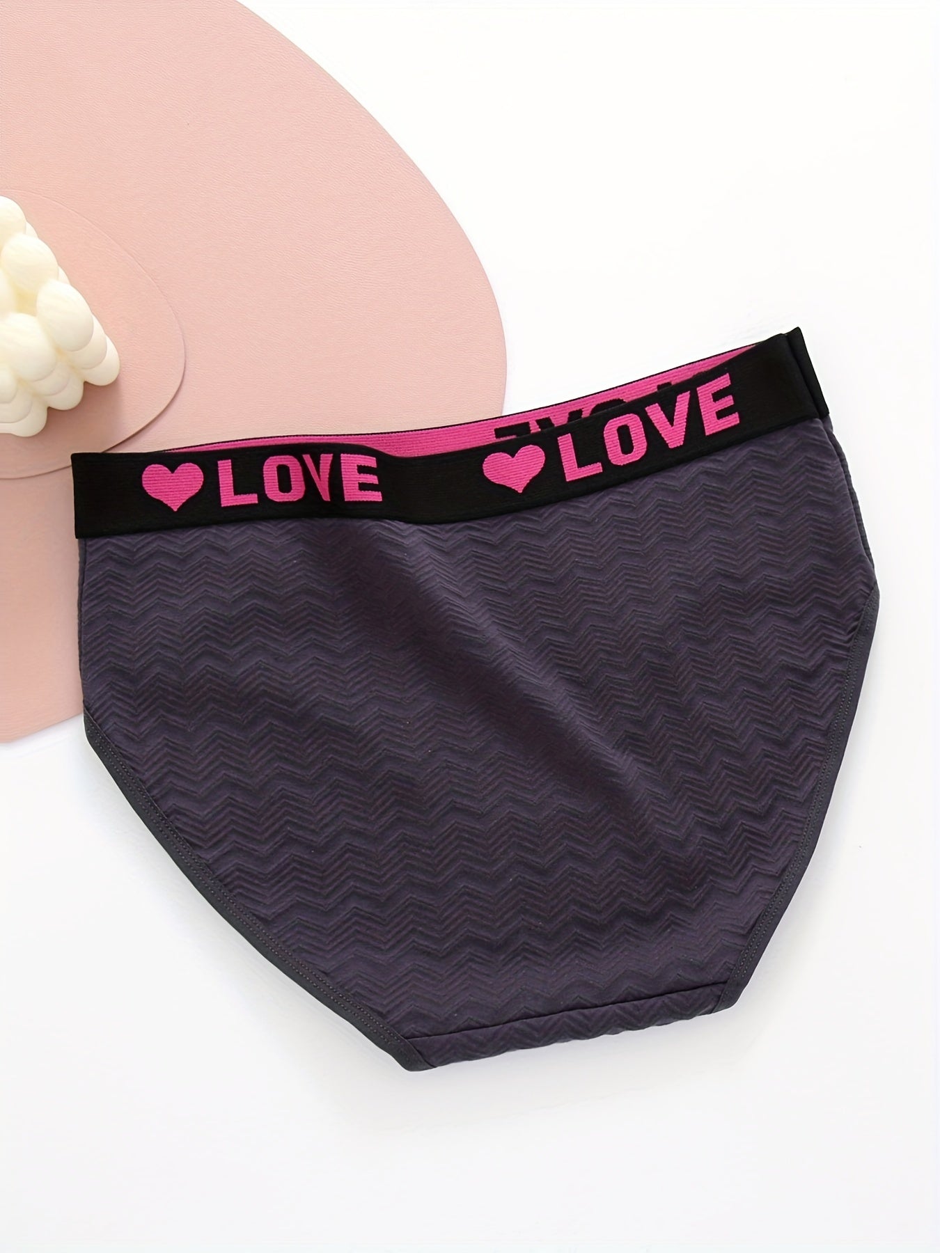 5 Pack Plus Size Briefs Women's Soft Breathable Medium Stretch Panties