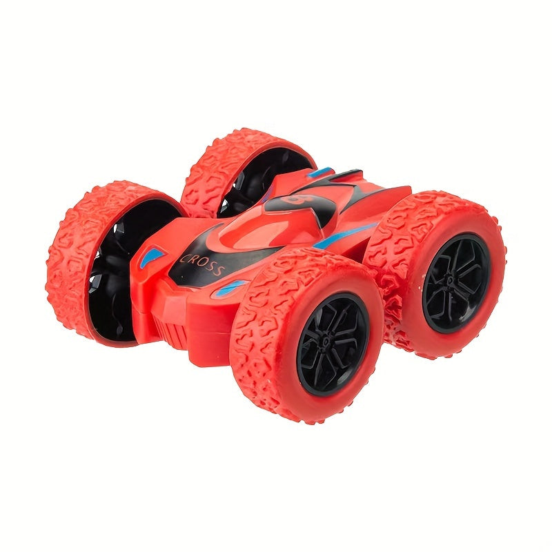 Inertia Stunt Toy Cars 4 Pack Dual Sided Flipping Vehicles