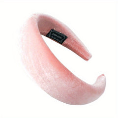2pcs Velvet Headband Padded Hair Band Sweet Head Hoop Hair Accessories Women Gir