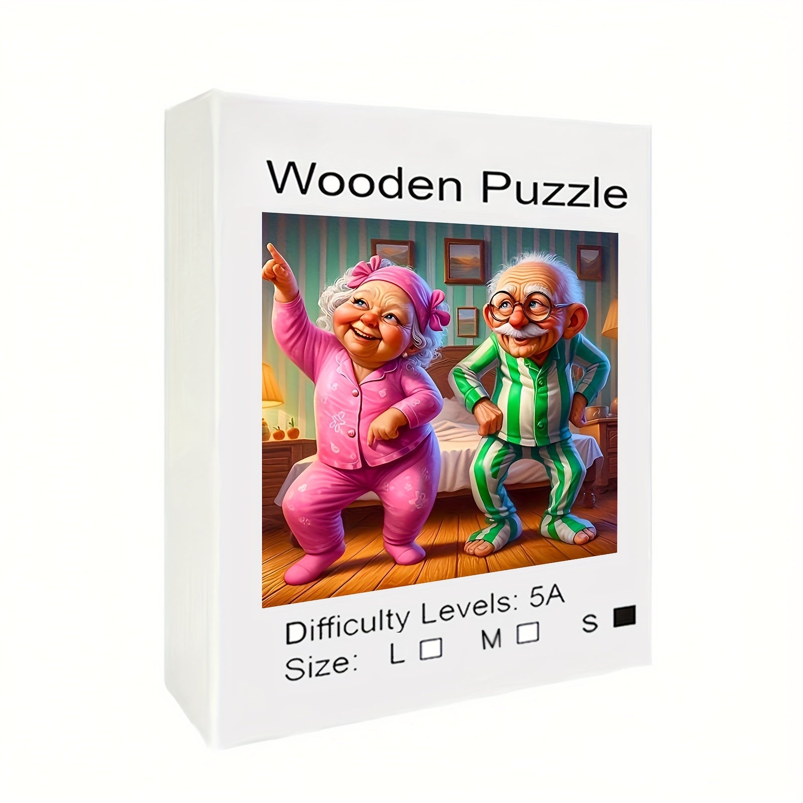 Charming Dancing Couple Wooden Jigsaw Puzzle