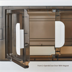 1pc Foldable Single Layer Storage Box with Magnetic Suction