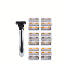 Men's Disposable Shaving Razor Blade Set 1 Holder & 19 Blades