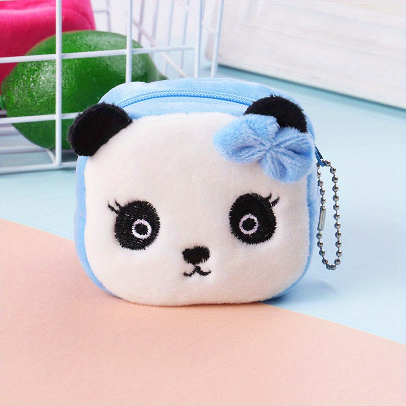 Plush Panda Crossbody Bag Coin Purse Wallet Gift For Girls