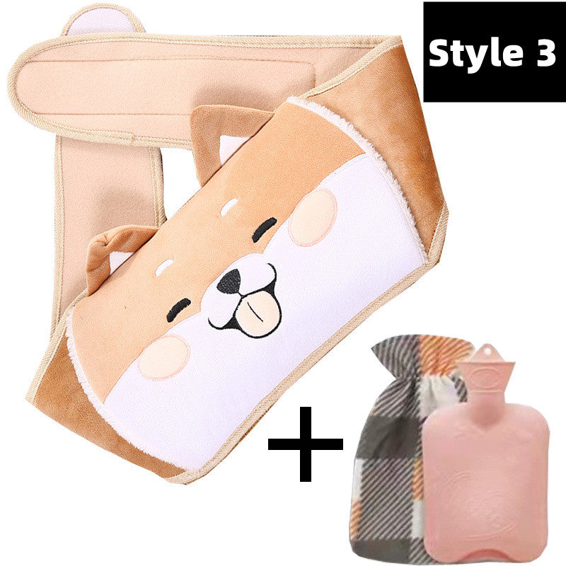 3 Plush Hot Water Bottle & Hand Warmer Set