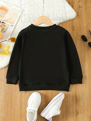 Girl's Crew Neck Sweatshirt Top w/ Long Sleeves