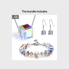 Crystal Jewelry Set Bridal Women Accessories