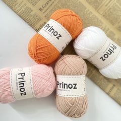 3PCS 4 ply Soft Yarn for Crocheting Knitting Sweater Doll Hats 50g