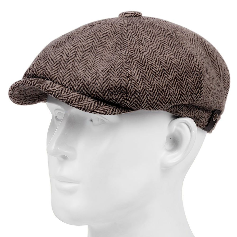 Fluffy Newspaper Men's Beret in 3 Colors