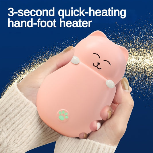 Mini 1200MAh Hand Warmer Wireless Colorful Lights Outdoor Winter Activities