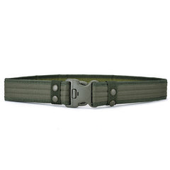 Men's Camouflage Tactical Belt for Outdoor Security and Mountaineering