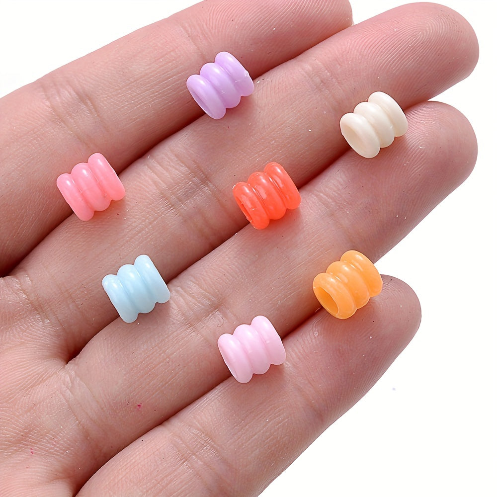 100pcs Colorful Acrylic Beads for DIY Jewelry Making