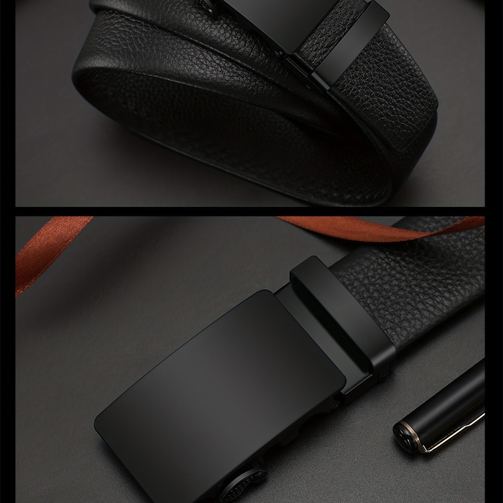 Men's Buckle Tape Belt For Business