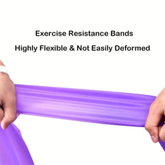 TPE Resistance Bands for Strength Training Yoga Pilates
