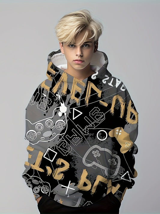 Boy's Graphic Hoodie 3D Print Sweatshirt