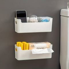 Bathroom Storage Box Toilet Tank Tissue Shelf Organizer