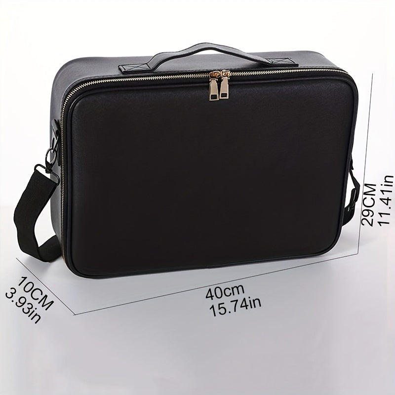 Travel Makeup Train Case Professional Cosmetic Bag Organizer Portable