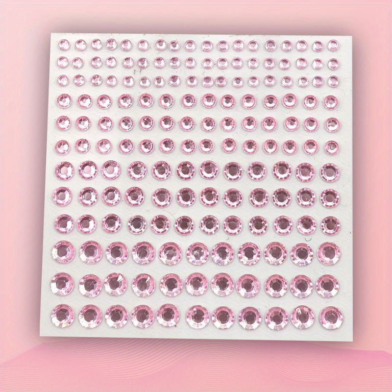 Self Adhesive Rhinestone Stickers DIY Gems Makeup Carnival