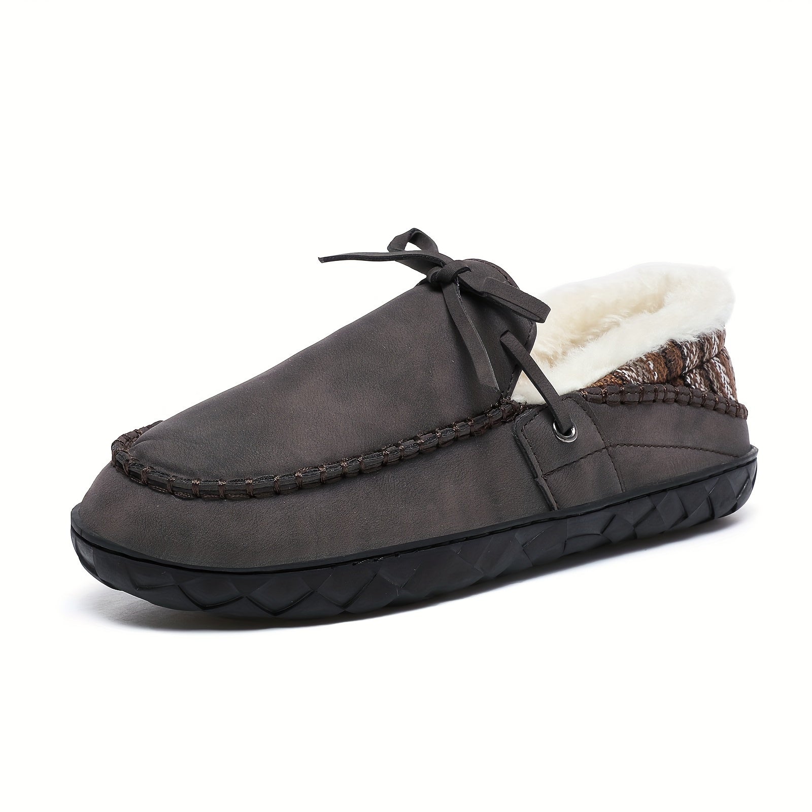 Plush Lined Thermal Furry Snow Shoes Fall Winter Warm Flat Casual Versatile