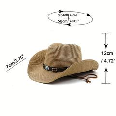 Vintage Gem Sun Hat Cowboy Hat For Adult
