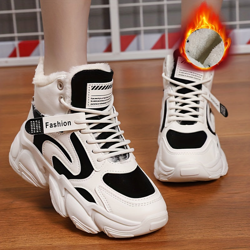 Women's Warm Snow Boots Non slip Faux Fur Ankle Boots