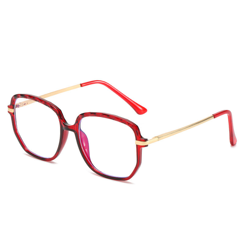Vintage Crystal Metal Gradient Lady Glasses