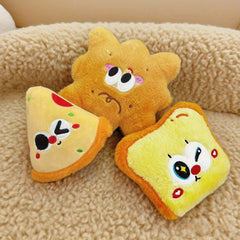 Pizza Toast and Cookie Plush Toys - Fun Holiday Gift Surprise