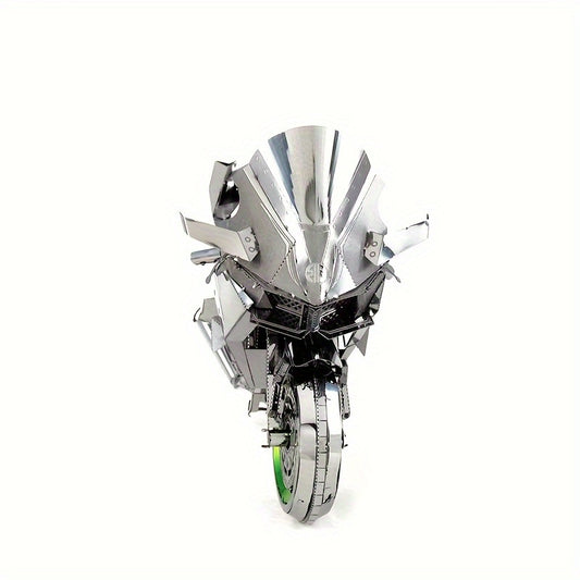 Metal Assembly Model DIY Puzzle Motorcycle Model Gift