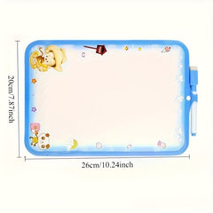 Cartoon Bear & Balloon Double Sided Whiteboard for Home Teaching