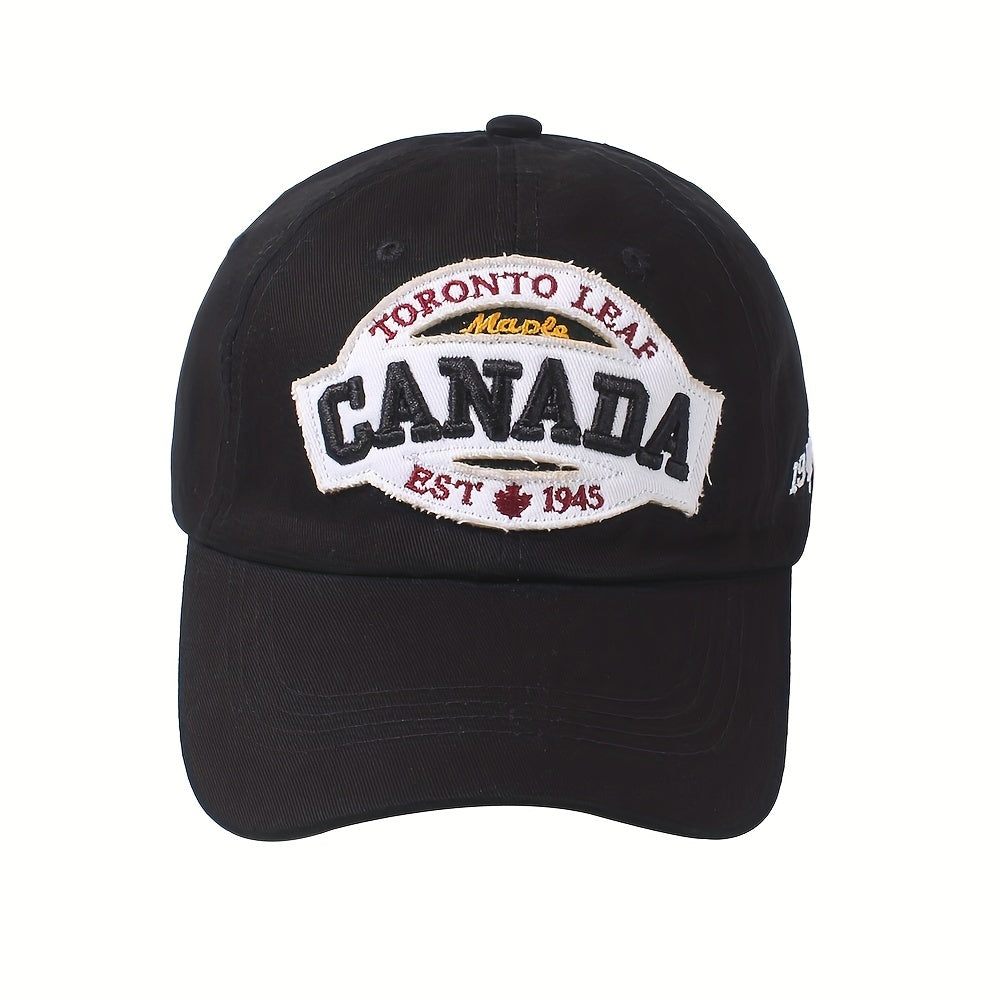 CANADA Maple Leaf Baseball Cap Embroidery Unisex Cotton Dad Hats