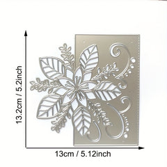 Christmas Deer Flower Coffee Cup Metal Cutting Dies Scrapbooking Craft