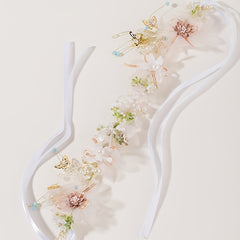 Faux Pearl Bridal Hair Band Crown Headband Wedding Accessories