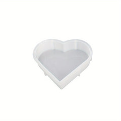 Resin Silicone Mold Large Heart Hexagon Round Square Rectangle Mold Epoxy Flower