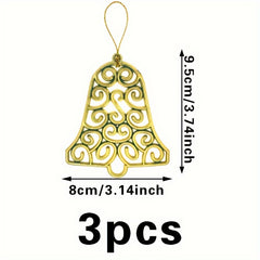 3pcs Christmas Decoration Christmas Supplies Christmas Tree Ornaments