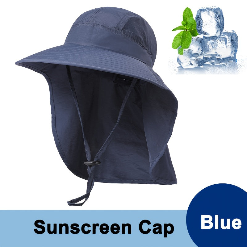 Summer UV Protection Bucket Hat Wide Brim S
