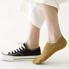 10 Pairs Solid Ankle Socks Women's Stockings Comfy Breathable