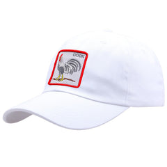 Animal Embroidery Sun Protection Baseball Cap