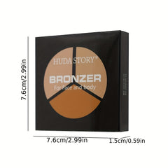 Earth Tone 3 Eyeshadow Palette Travel Size Makeup Palette