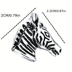 Vintage Horse Head Brooch Jewelry Suit Pin Collar Pin for Men