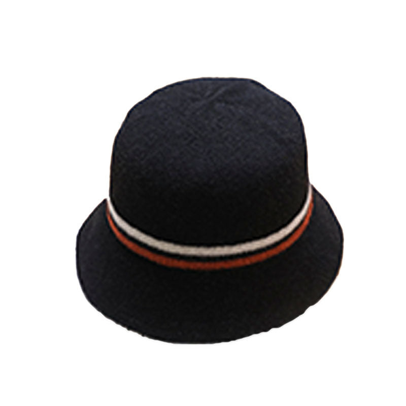 Woolen Round Top Bucket Hat for Her